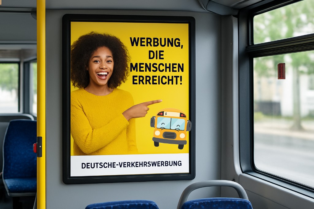 Werbung, die Menschen erreicht – Innenraumwerbung Deutsche Verkehrswerbung