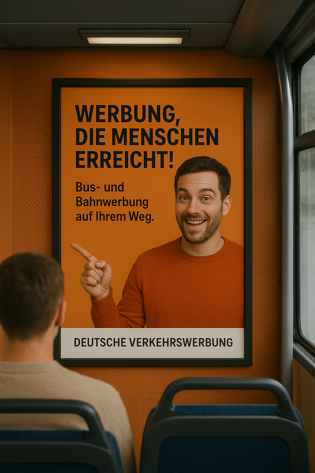 Werbung, die Menschen erreicht - Bus- und Bahnwerbung