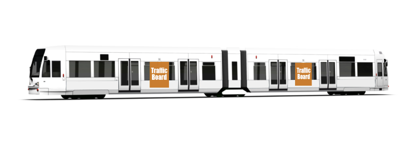 TrafficBoard 4/1 Straßenbahn