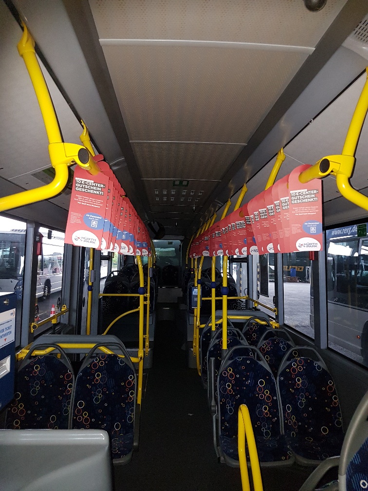 Hürth Park SwingCards - Bus Innenraumwerbung