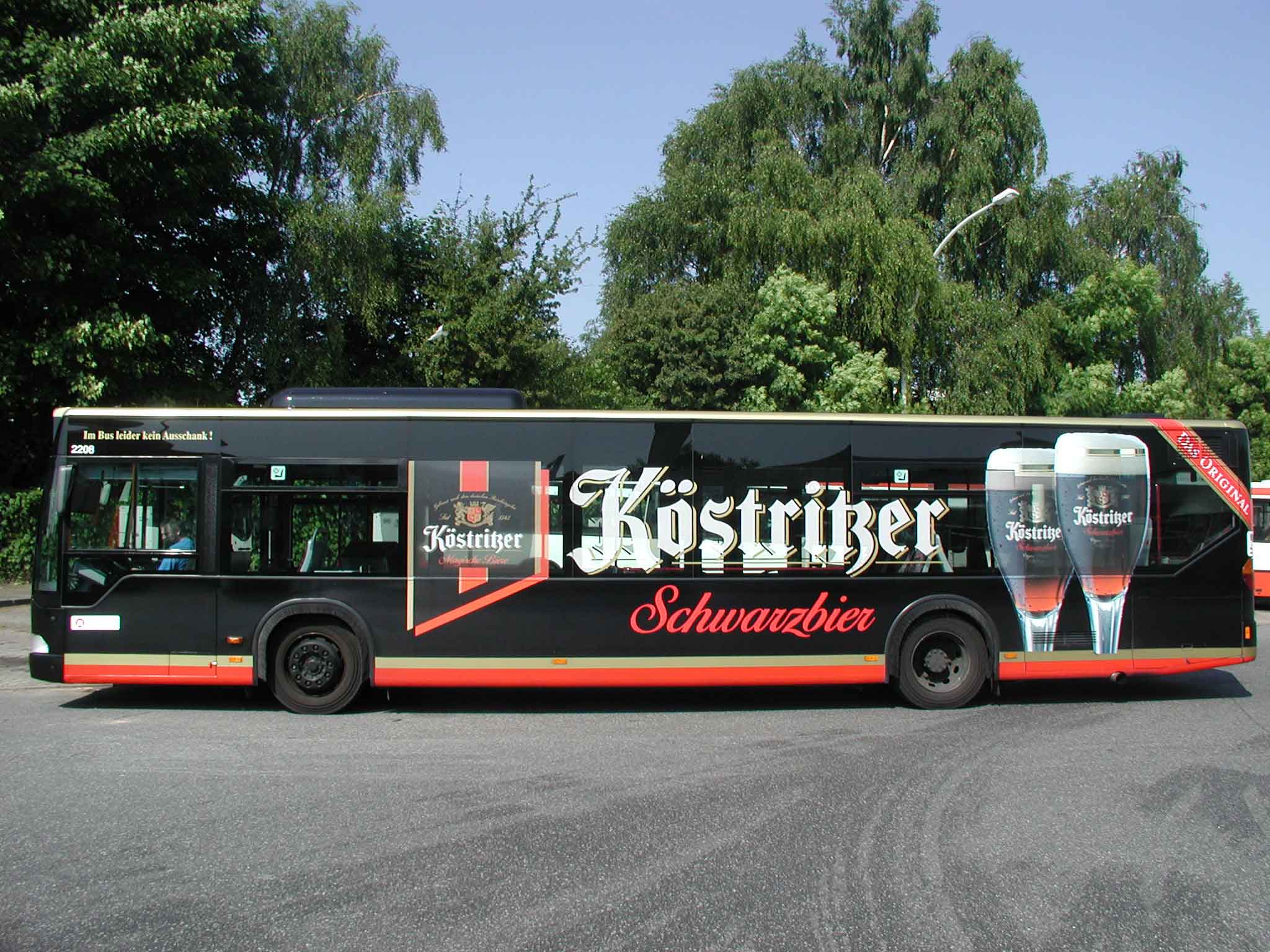 Köstritzer Schwarzbier - Bus Ganzgestaltung
